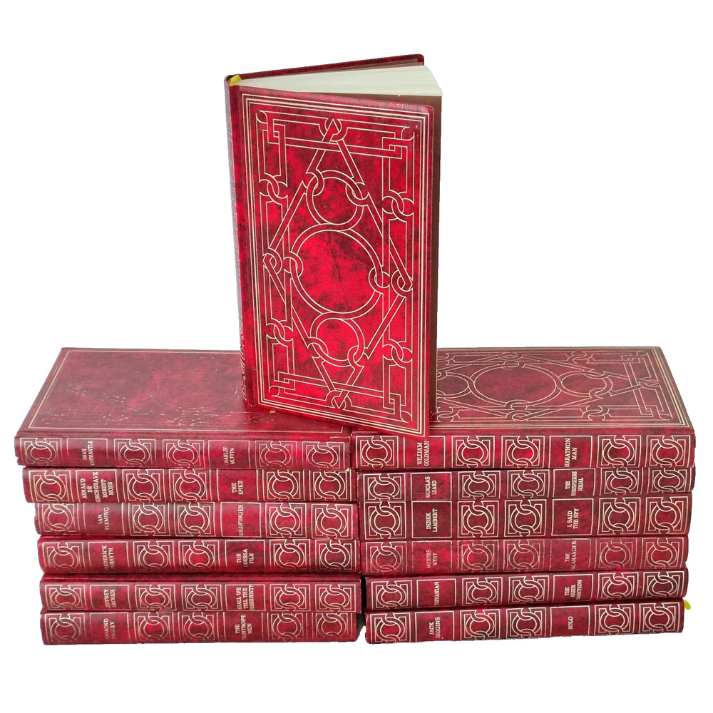 Heron Books Lot Of 13 Classic Literature Collection Red Hardback Decorative VTG